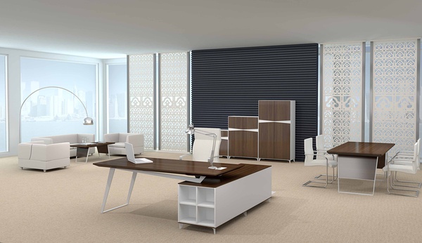 時尚歐式辦公臺設(shè)計