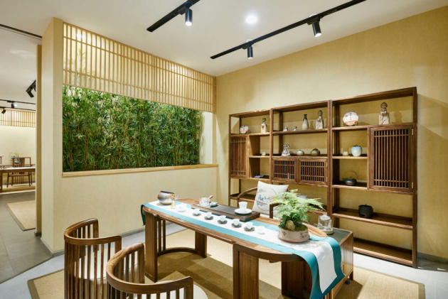 新中式辦公家具茶室設計 新中式辦公家具茶室設計